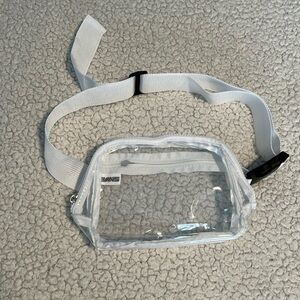 Clear over the shoulder of hip bag